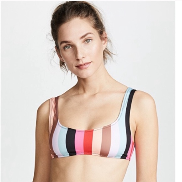 Elle Striped Bikini Top - Picture 3 of 6